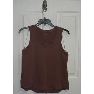 Freely Women's Sleeveless Scoop Twist Neck Double Hem Tank in Brown XS‎ $25